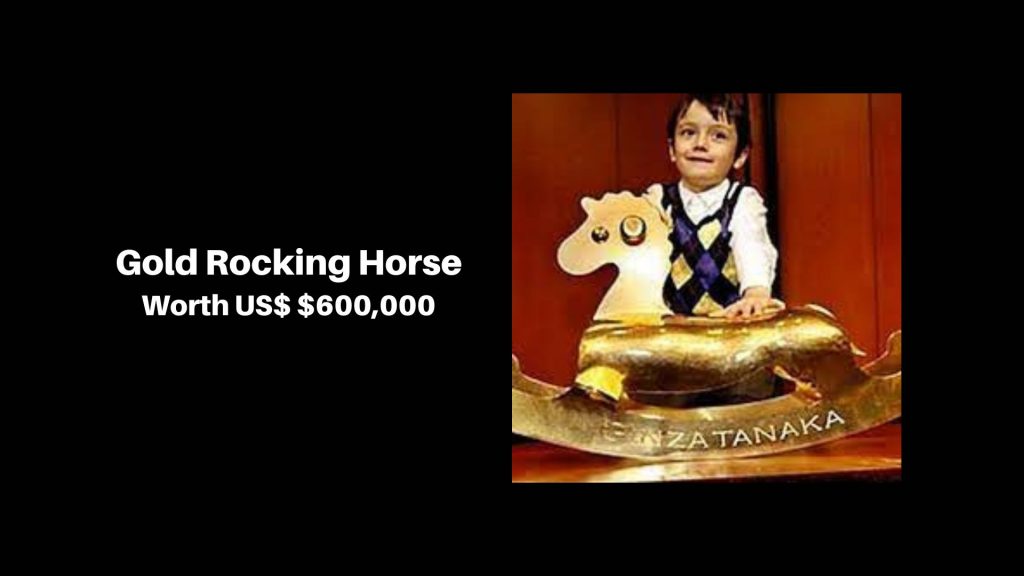 Gold Rocking Horse