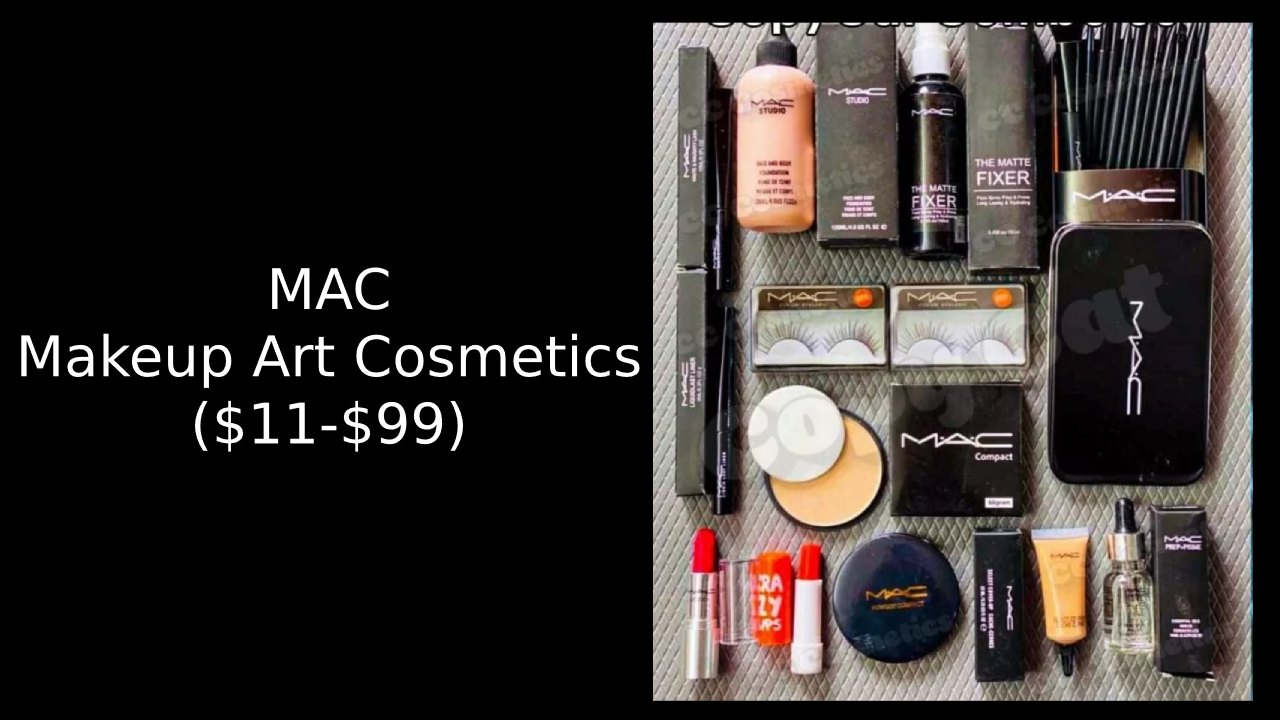 Most Expensive Makeup Brands in The World #10: MAC ($11-$99)