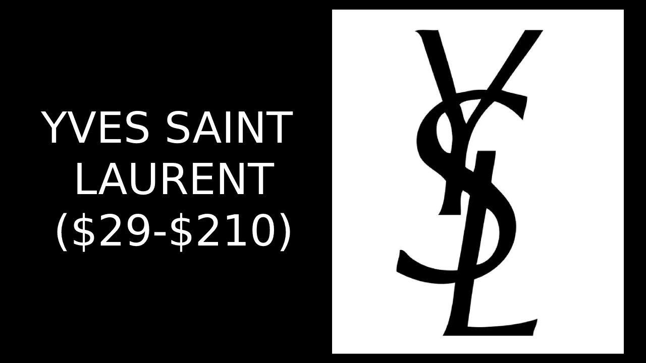 Most Expensive Makeup Brands in The World #3: YVES SAINT LAURENT ($29-$210)