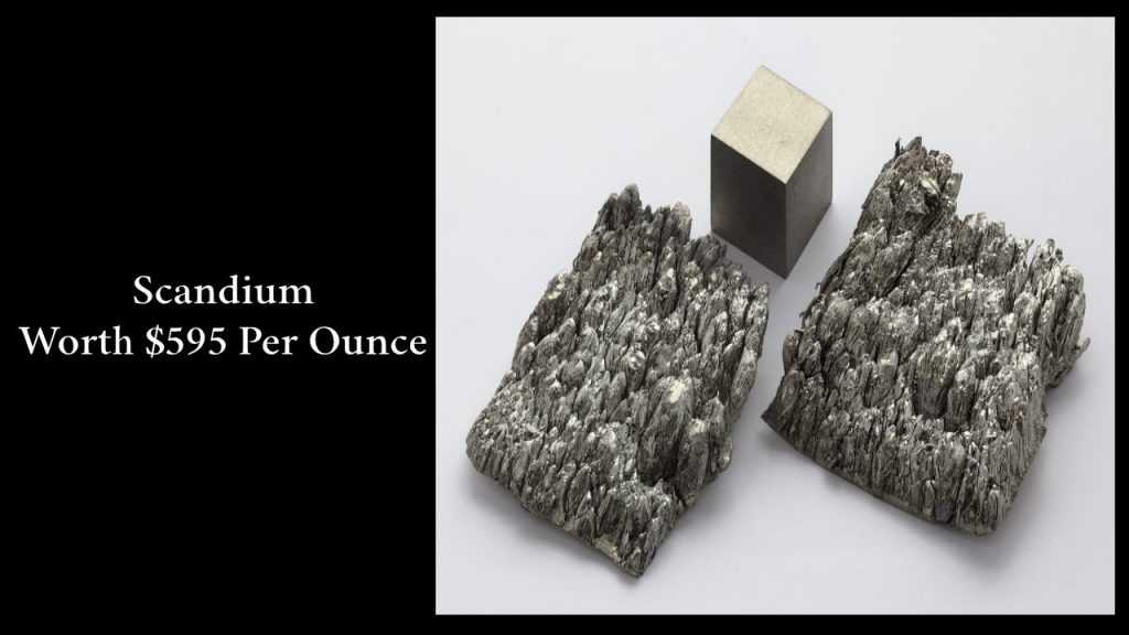 Scandium: worth $595 per ounce #Top Most Expensive Precious Metals