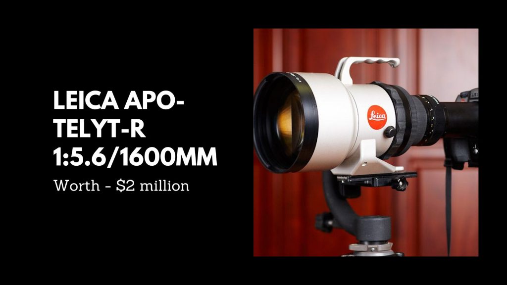 LEICA APO-TELYT-R 1:5.6/1600MM - 1st Most Expensive Camera Lenses