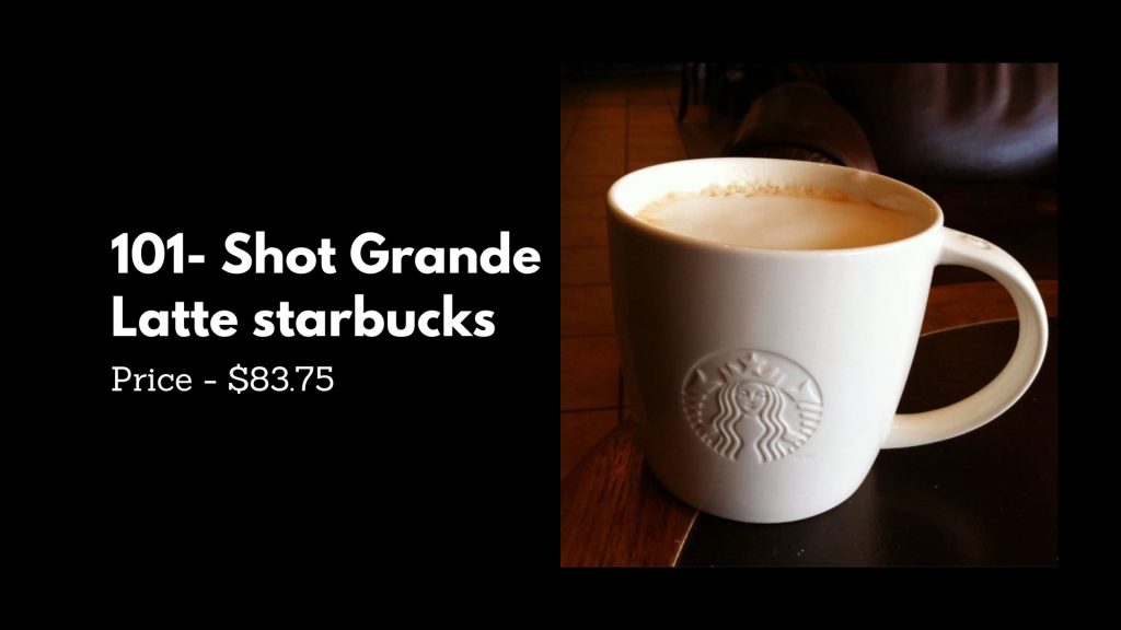 101- Shot Grande Latte