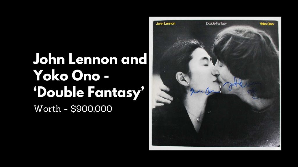 John Lennon and Yoko Ono - ‘Double Fantasy’ - 3rd Most Expensive Vinyl Records
