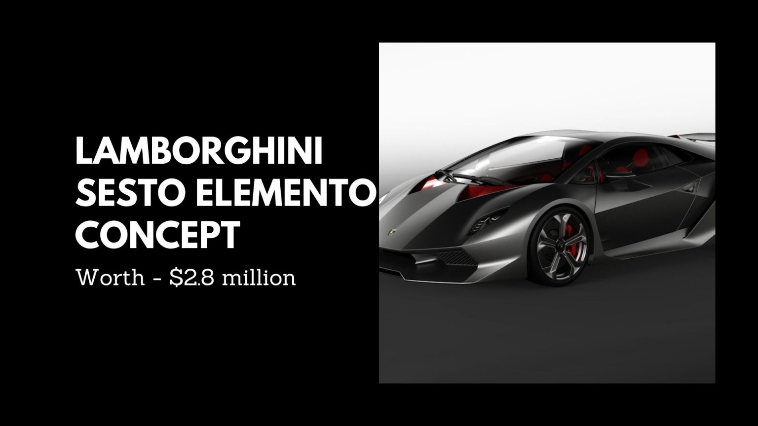 Top 10 Most Expensive Lamborghinis in the World (2024) 2024