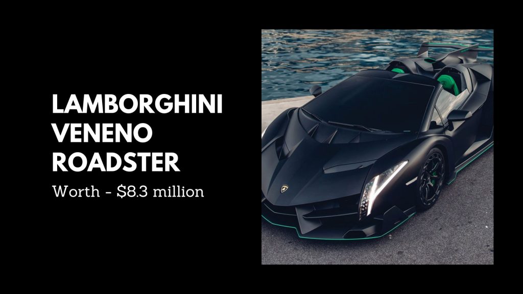 LAMBORGHINI VENENO ROADSTER - 2nd Most Expensive in Top 10 Lamborghinis