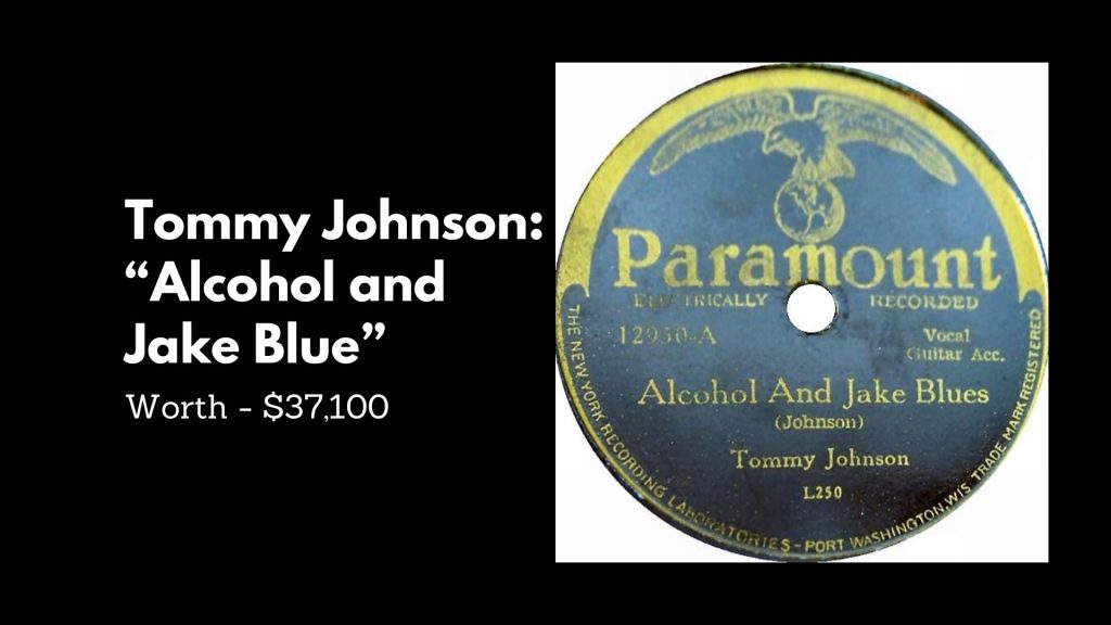 Tommy Johnson: "Alcohol and Jake Blue”