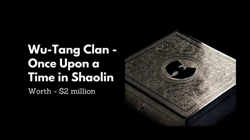 Wu-Tang Clan - Once Upon a Time in Shaolin - 1st Most Expensive Vinyl Records