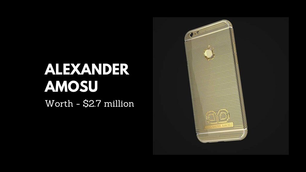 ALEXANDER AMOSU - World’s 1st Most Expensive iPhone Cases
