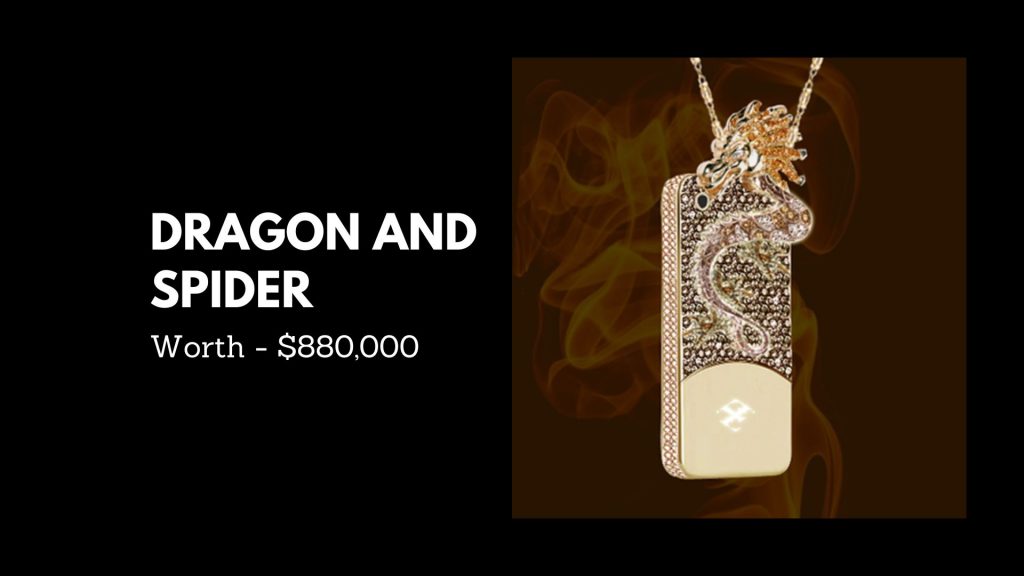DRAGON AND SPIDER - World’s 2nd Most Expensive iPhone Cases