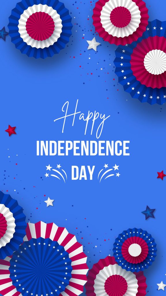 Happy 4th of July image for Instagram Reel