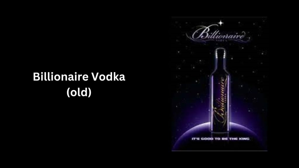 Billionaire Vodka (Old) - 3rd Most Expensive Vodkas In The World