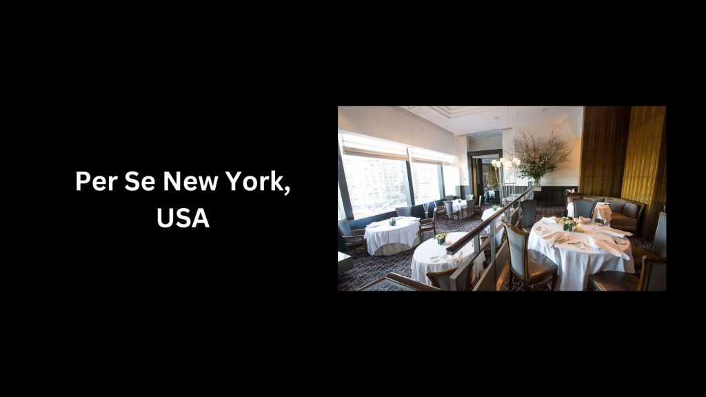 Masa New York, USA, (Worth $595 per head) Most Expensive Restaurants In The World