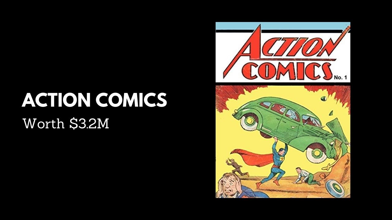 Action Comic - Worth $3.2M {Most Expensive Comic Books}