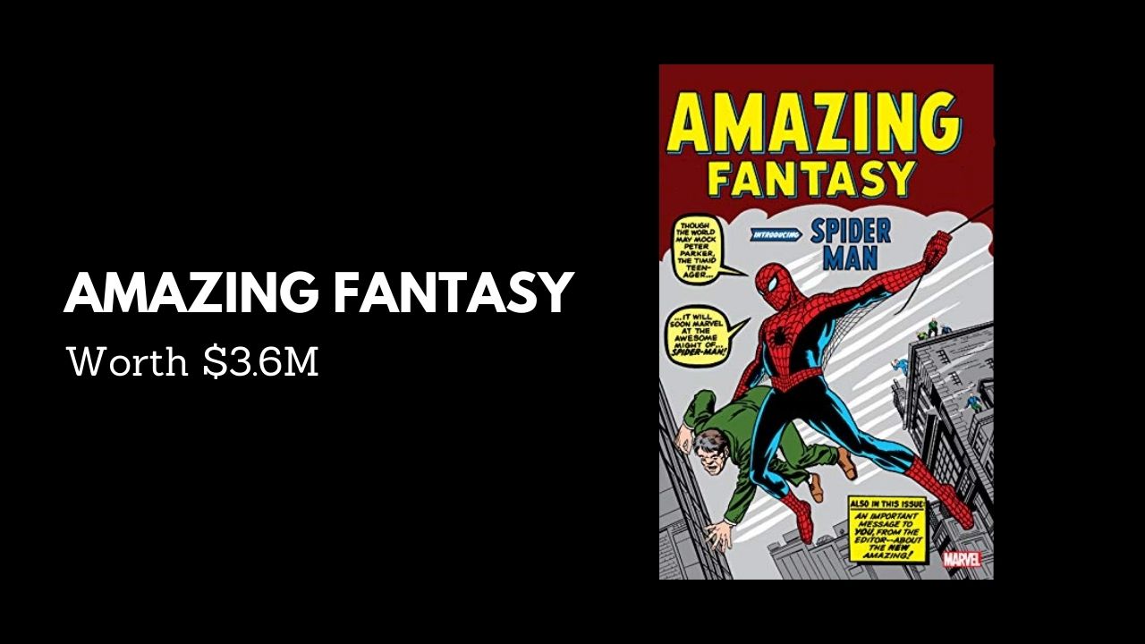 Amazing Fantasy - Worth $3.6M {Most Expensive Comic Books}