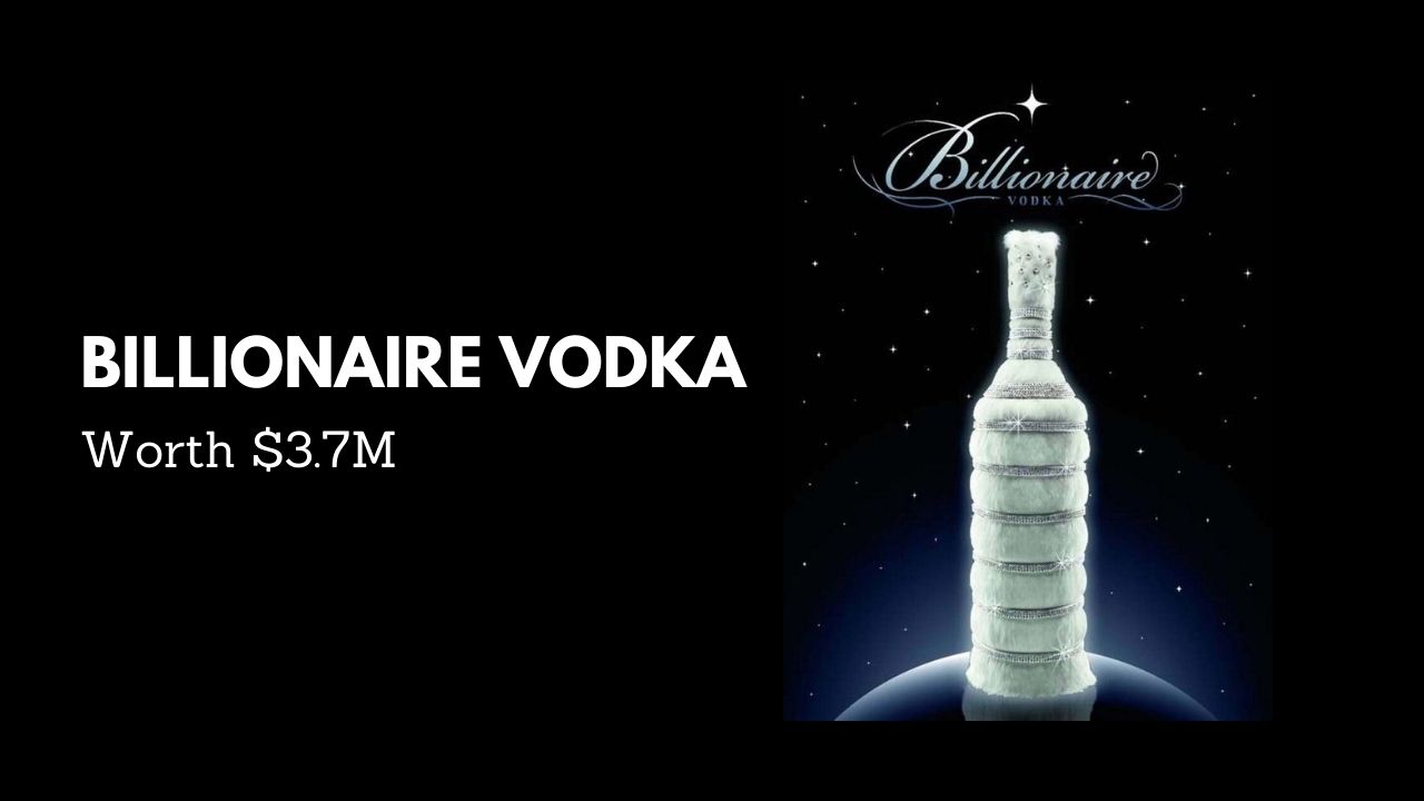 #1. BILLIONAIRE VODKA - WORTH $3.7M (Most Expensive Alcoholic Drinks in the World)