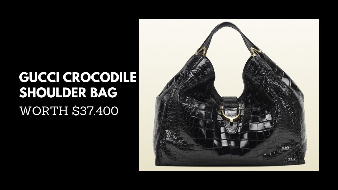 Crocodile Shoulder Bag : Top Most Expensive Gucci Products