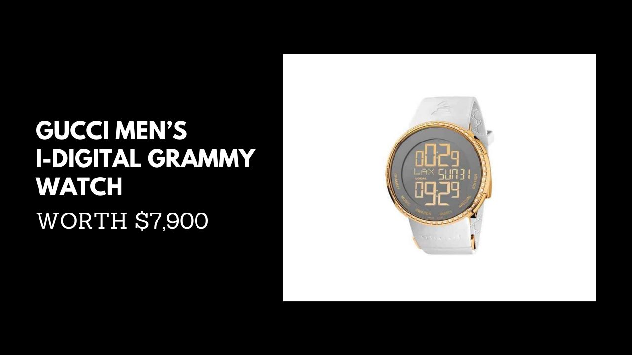 Gucci Men’s i-Digital Grammy Watch - Worth $7,900