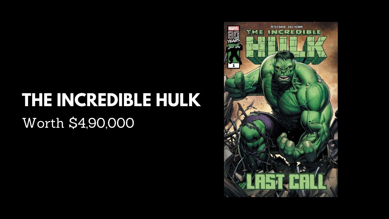 The Incredible Hulk - Worth $490,000