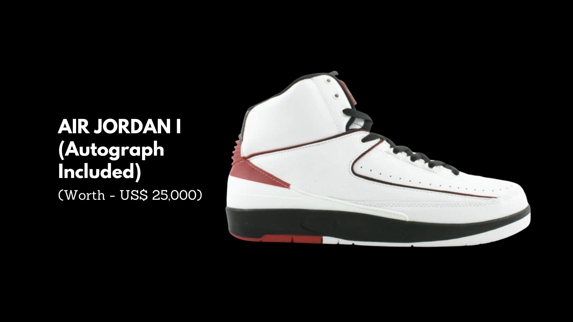 Air Jordan I (autograph included) (Worth - US$25,000) - Top 10 Most Expensive Air Jordans In The World