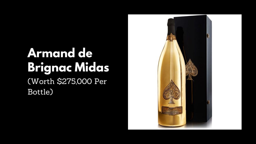 Armand de Brignac Midas - 3rd Most Expensive Bottles of Champagne