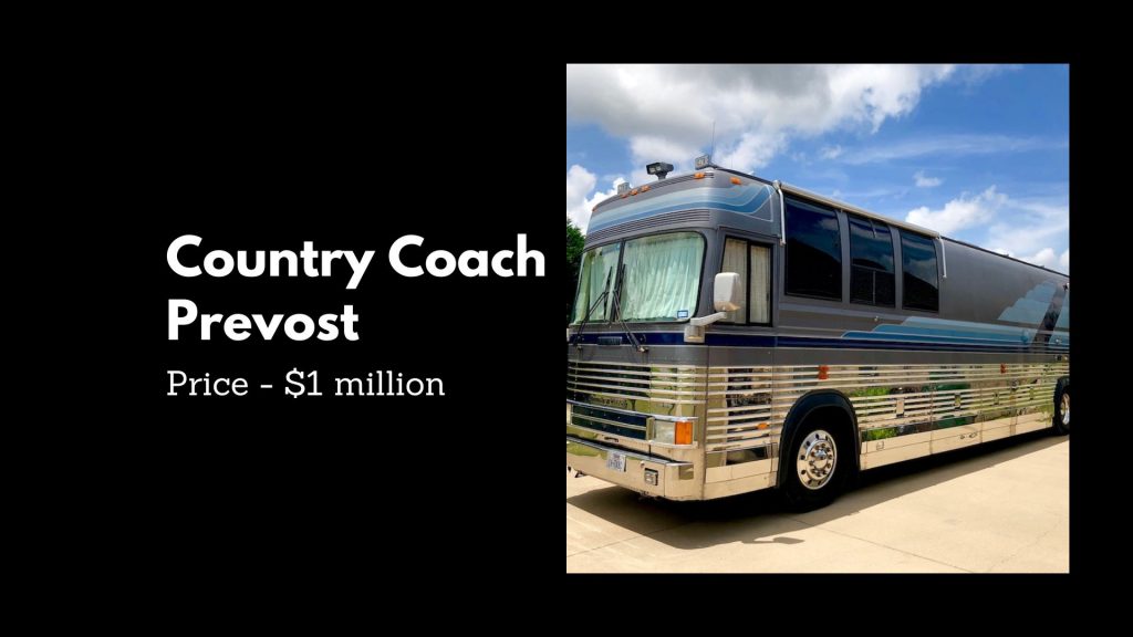 Country Coach Prevost - 5th Leading Most Convenient and Pricey RVs in the World