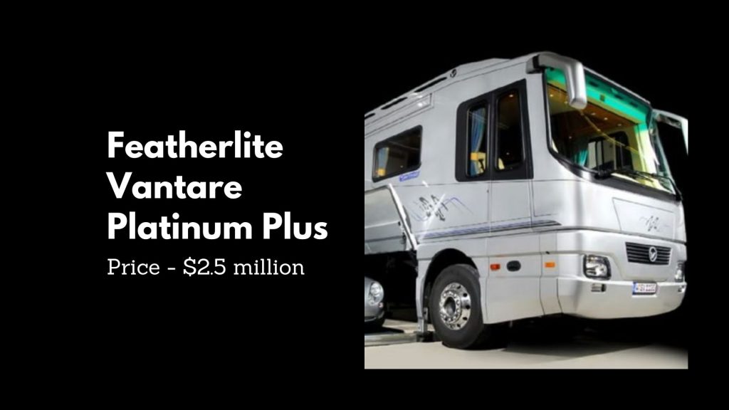 Featherlite Vantare Platinum Plus - 2nd Leading Most Convenient and Pricey RVs in the World