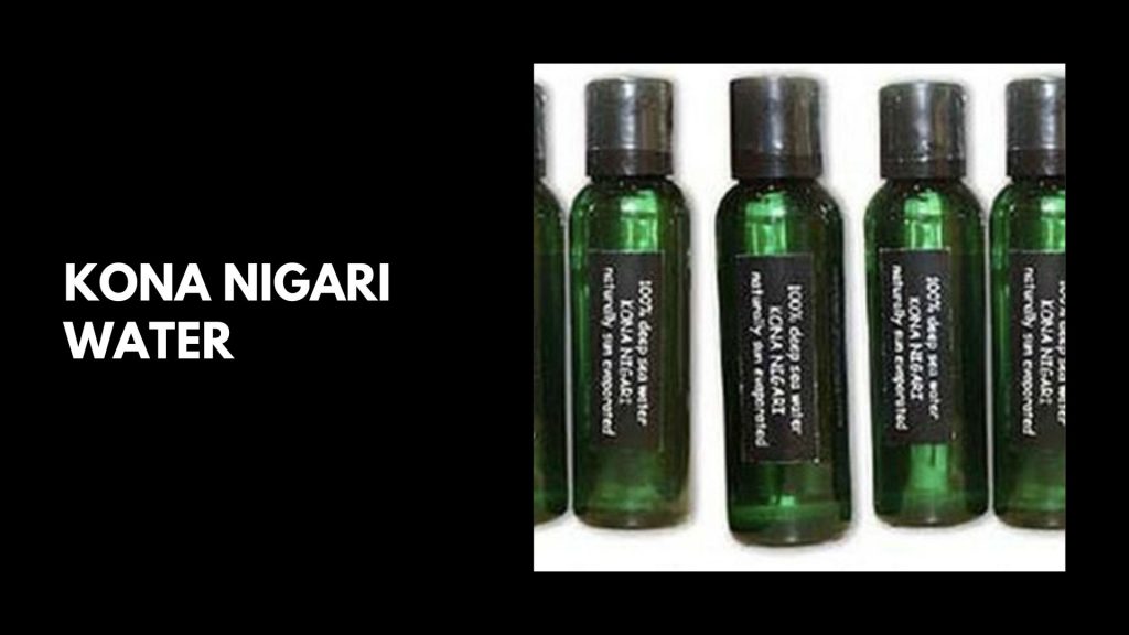 Kona Nigari Water -Top 10 most expensive bottled water in the world