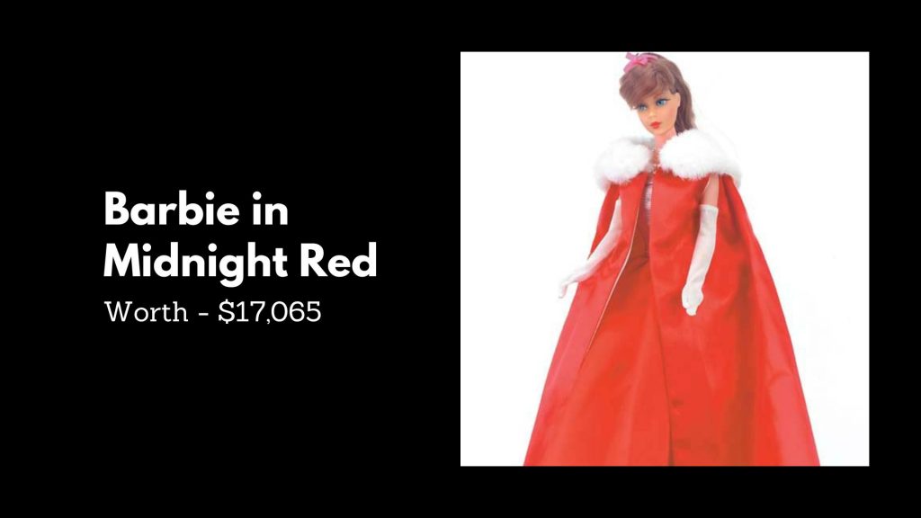Barbie in Midnight Red - 5th Most Expensive Barbie Dolls