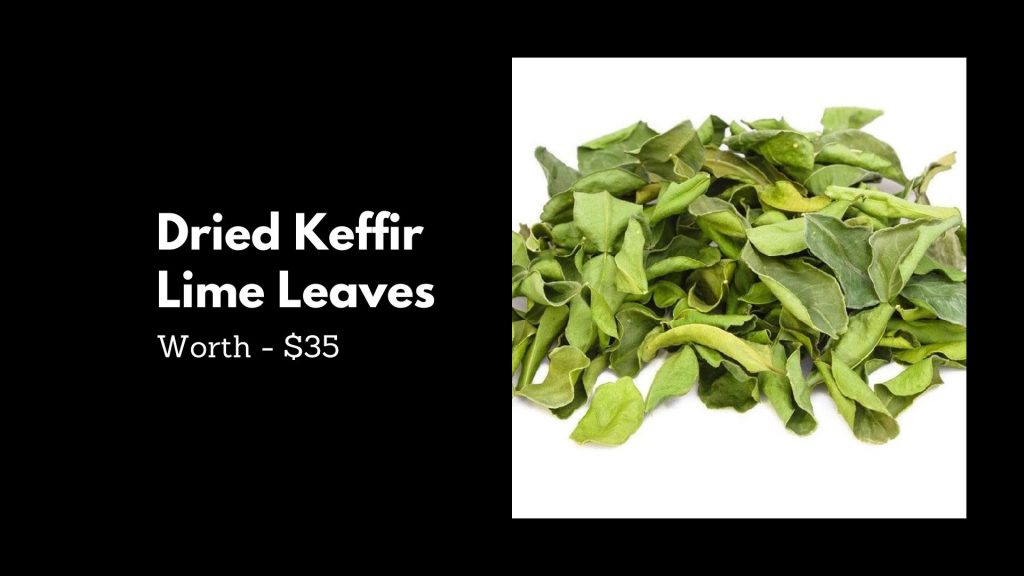 Dried Keffir Lime Leaves