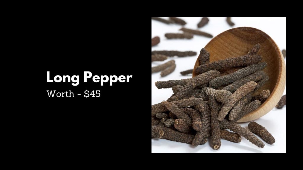 Long Pepper - 5th Priciest Spices in the Universe