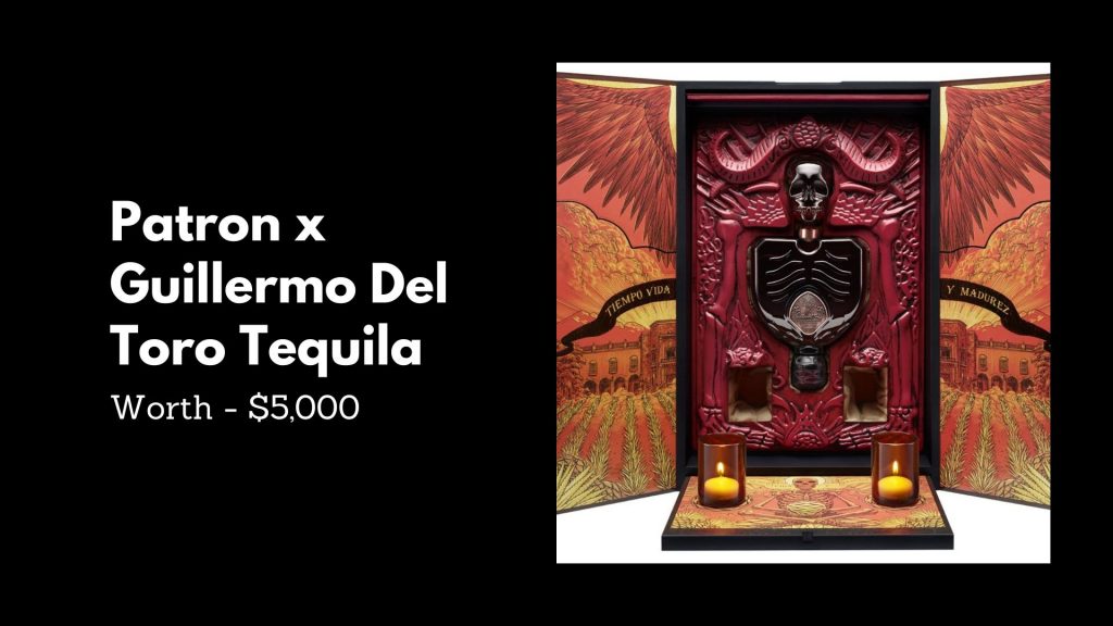 Patron x Guillermo Del Toro Tequila - 5th Most Expensive Tequilas