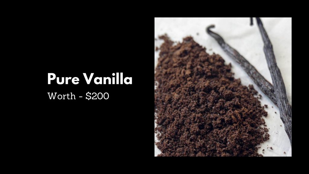 Pure Vanilla - 3rd in Most Expensive Spices