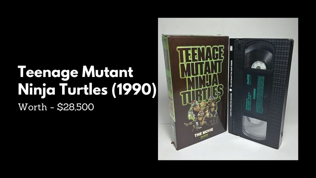 Teenage Mutant Ninja Turtles (1990) - 3rd Most Expensive VHS Tapes